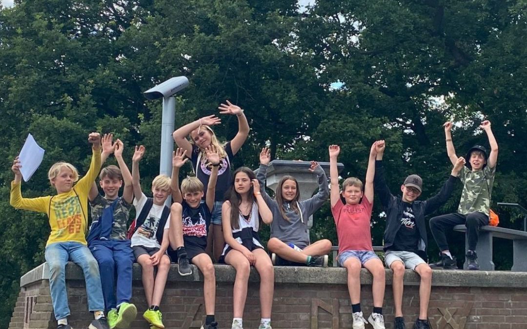 Begeleiden van de zomer drie-daagse